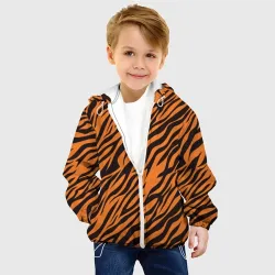 Детская куртка 3D Полоски тигра - tiger - фото 2