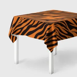 Скатерть 3D Полоски тигра - tiger