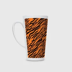 Кружка Латте Полоски тигра - tiger