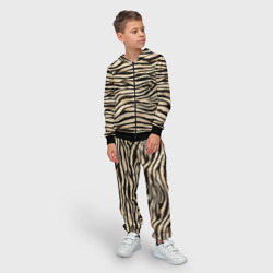 Детский костюм 3D Шкура зебры и белого тигра - фото 2