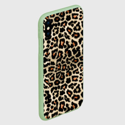 Чехол для iPhone XS Max матовый Шкура ягуара, гепарда, леопарда - фото 2