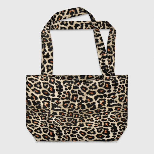 Пляжная сумка 3D Шкура ягуара, гепарда, леопарда
