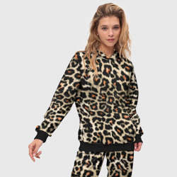 Женский костюм с толстовкой 3D Шкура ягуара, гепарда, леопарда - фото 2
