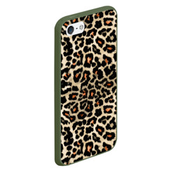 Чехол для iPhone 5/5S матовый Шкура ягуара, гепарда, леопарда - фото 2