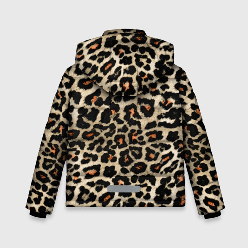 Зимняя куртка для мальчиков 3D Шкура ягуара, гепарда, леопарда, цвет черный - фото 2