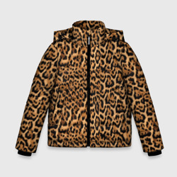 Зимняя куртка для мальчиков 3D Меховая шкура ягуара, гепарда, леопарда