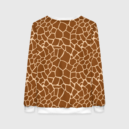 Женский свитшот 3D Пятнистая шкура жирафа, цвет 3D печать - фото 2