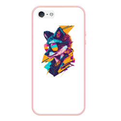 Чехол для iPhone 5/5S матовый CyberWolf