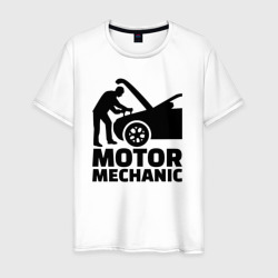Мужская футболка хлопок Motor mechanic
