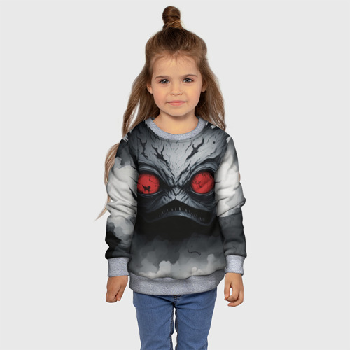 Детский свитшот 3D с принтом Ночной монстр, фото #4
