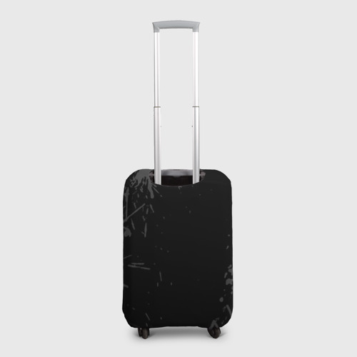 Чехол для чемодана 3D Citroen Speed на темном фоне со следами шин, цвет 3D печать - фото 2