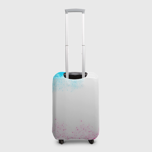 Чехол для чемодана 3D Citroen neon gradient style, цвет 3D печать - фото 2