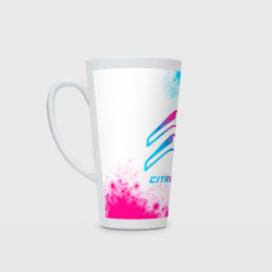 Кружка Латте Citroen neon gradient style