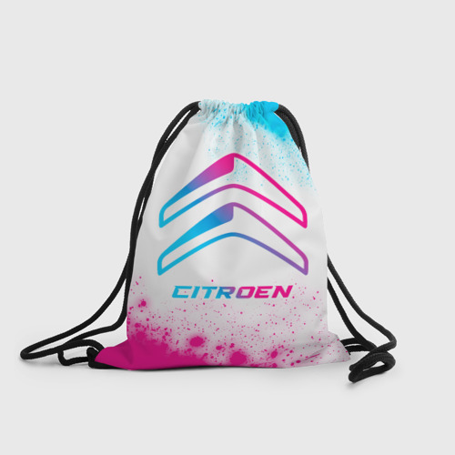 Рюкзак-мешок 3D Citroen neon gradient style