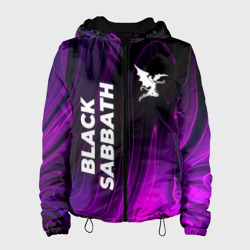 Женская куртка 3D Black Sabbath violet plasma