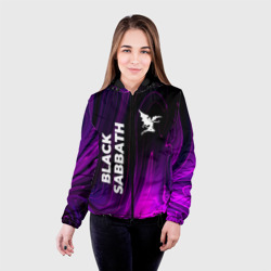 Женская куртка 3D Black Sabbath violet plasma - фото 2