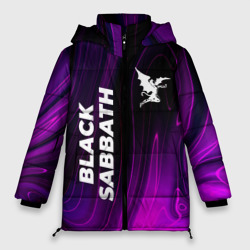 Женская зимняя куртка Oversize Black Sabbath violet plasma