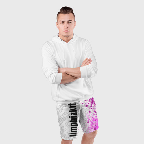 Мужские шорты спортивные Limp Bizkit rock Legends: по-вертикали, цвет 3D печать - фото 5