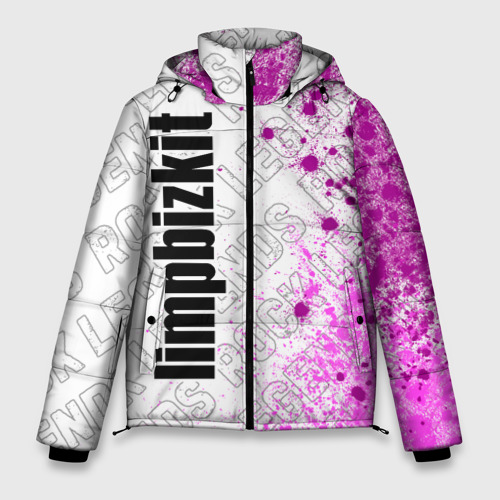 Мужская зимняя куртка 3D Limp Bizkit rock Legends: по-вертикали, цвет черный