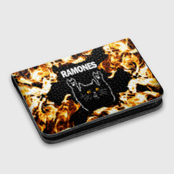 Картхолдер с принтом Ramones рок кот и огонь