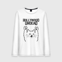 Мужской лонгслив хлопок Hollywood Undead - rock cat