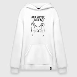 Худи SuperOversize хлопок Hollywood Undead - rock cat