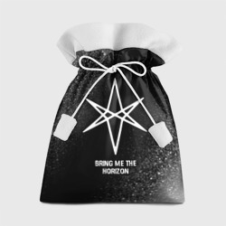 Подарочный 3D мешок Bring Me the Horizon glitch на темном фоне