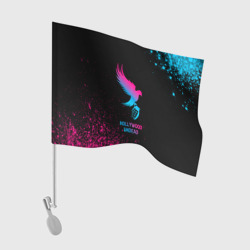 Флаг для автомобиля Hollywood Undead - neon gradient