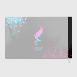 Флаг 3D Hollywood Undead - neon gradient - фото 2