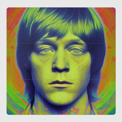 Магнитный плакат 3Х3 Brian Jones Digital Glitch Art