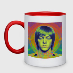 Кружка двухцветная Brian Jones Digital Glitch Art