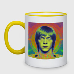 Кружка двухцветная Brian Jones Digital Glitch Art