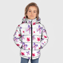 Зимняя куртка для мальчиков 3D Spring butterflies - фото 2