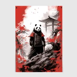 Постер Panda samurai