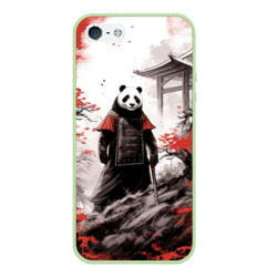 Чехол для iPhone 5/5S матовый Panda samurai