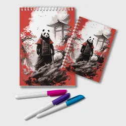 Блокнот Panda samurai