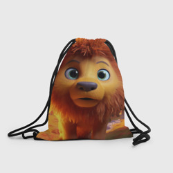 Рюкзак-мешок 3D Милый львенок