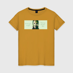 Женская футболка хлопок Веган для жизни, природа внутри тебя