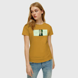 Женская футболка хлопок Веган для жизни, природа внутри тебя - фото 2