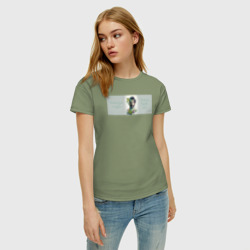 Женская футболка хлопок Веган для жизни, природа внутри, мужской - фото 2