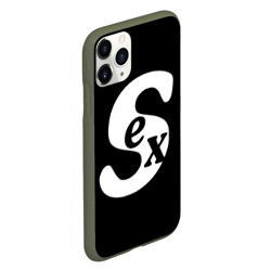 Чехол для iPhone 11 Pro матовый Sex надпись - фото 2