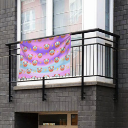 Флаг-баннер Узор с Клоунами - фото 2