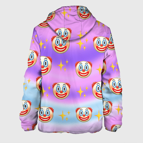 Мужская куртка 3D с принтом Узор с Клоунами, вид сзади #1