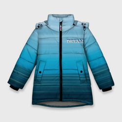 Зимняя куртка для девочек 3D Dream на градиенте