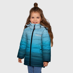Зимняя куртка для девочек 3D Dream на градиенте - фото 2