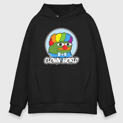 Мужское худи Oversize хлопок Clown world