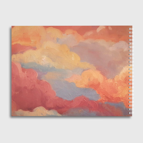 Альбом для рисования Милая надпись на фоне облаков в закате - фото 2
