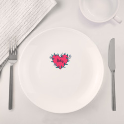 Набор: тарелка + кружка Italy heart - фото 2
