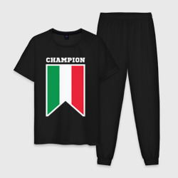 Мужская пижама хлопок Италия чемпион