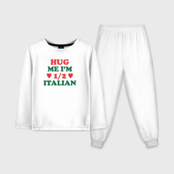 Детская пижама с лонгсливом хлопок Наполовину итальянец